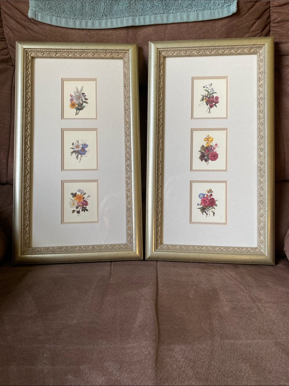 Silver Floral Triple-Print Wall Art Set - Elegant Home Accents
